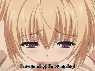 Beautiful Girl with Big Breasts Likes to Swallow Cum like Milk Hentai Scene – Censored, HD