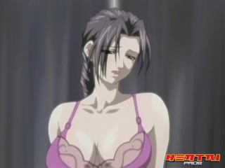 Milf Is Masturbating When Her Stepson Walks In And Helps Her & Has A Gangbang Later On Hentai Scene – Uncensored, HD