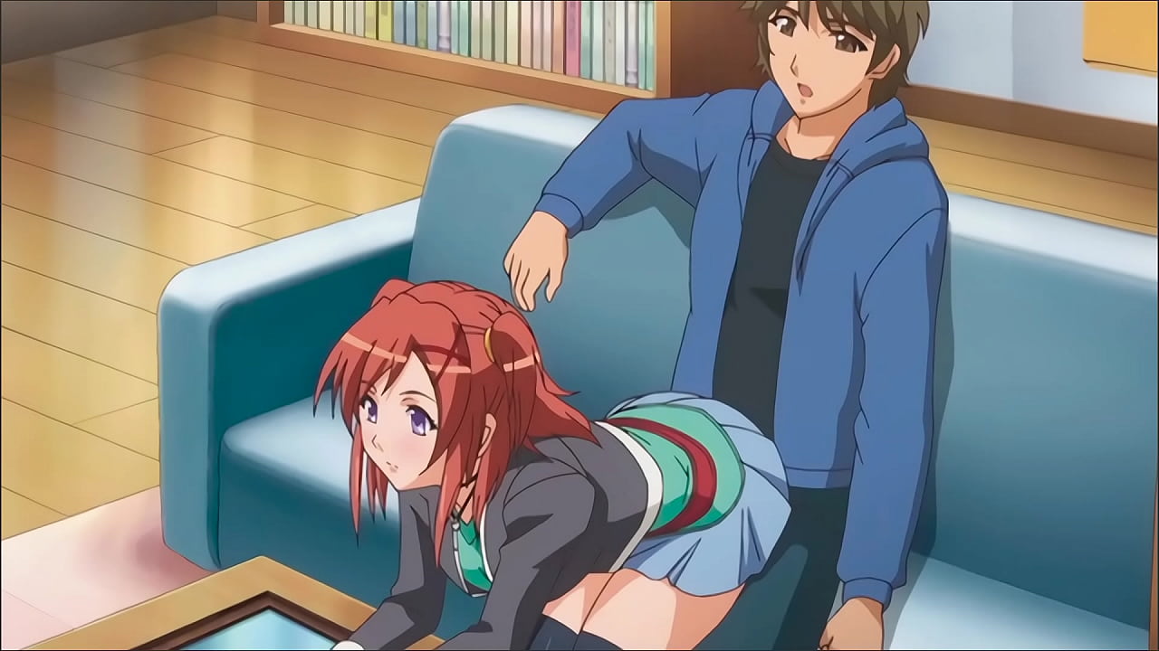 Step Brother Gets a Boner When Step Sister Sits on Him Hentai Scene – Uncensored, Subbed, HD