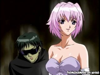Busty Pink Haired Hentai Cutie Riding On Hard Cock Hentai Scene – Uncensored, Dubbed, HD