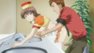 Busty Maid Was Banged In The Kitchen Hentai Scene – Uncensored, Subbed