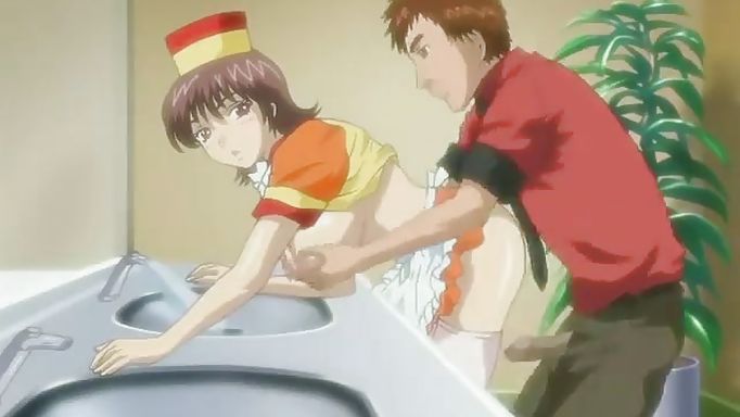 Busty Maid Was Banged In The Kitchen Hentai Scene – Uncensored, Subbed