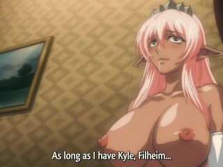 Elf with Big Tits Loves to Make on Ahegao Face and Fuck Hentai Scene – Censored, Subbed, HD