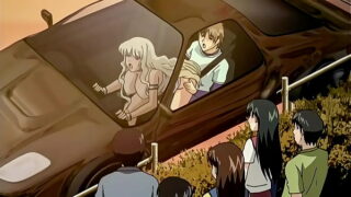 Fucking in the Car With Public Hentai Scene – Uncensored, Subbed, HD