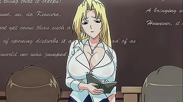 MILF Teacher Caught Masturbating in the Middle of the Class Hentai Scene – Uncensored, Subbed, HD