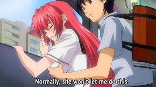 Touching my Busty Step Sister in the Train Hentai Scene – Censored, Subbed, HD
