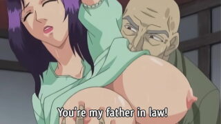 MILF Seduces by her Father-in-law Hentai Scene – Uncensored, Subbed, HD