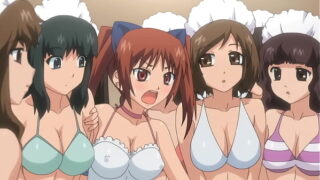 Teen Orgy at the Public Pool! Hentai Scene – Censored, Subbed, HD