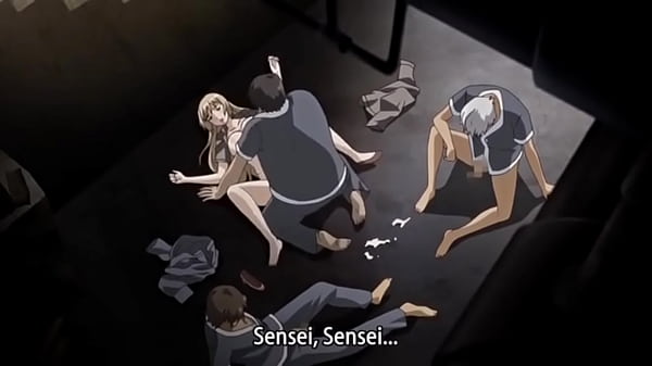 Blonde Fucked in Stairwell Hentai Scene – Censored, Subbed
