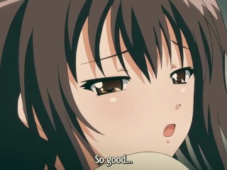 Romantic Girl Masturbates Her Boyfriend and Then Asks Him for a Creampie Hentai Scene – Censored, Subbed, HD