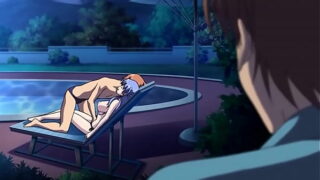 I Catch My Stepsister Fucking in the Backyard Hentai Scene – Censored