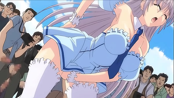 Masturbating in Public while people Watch Me Hentai Scene – Uncensored