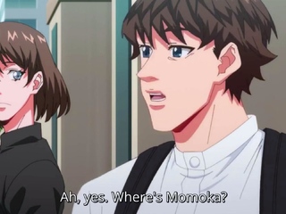 Momoka and Kanade Take Turns Sucking Boys Cock Before Sex Hentai Scene – Uncensored, Subbed