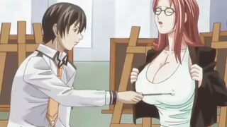 Teacher With Gigantic Tits Pleases Her Student’s Cock Hentai Scene – Uncensored, Subbed