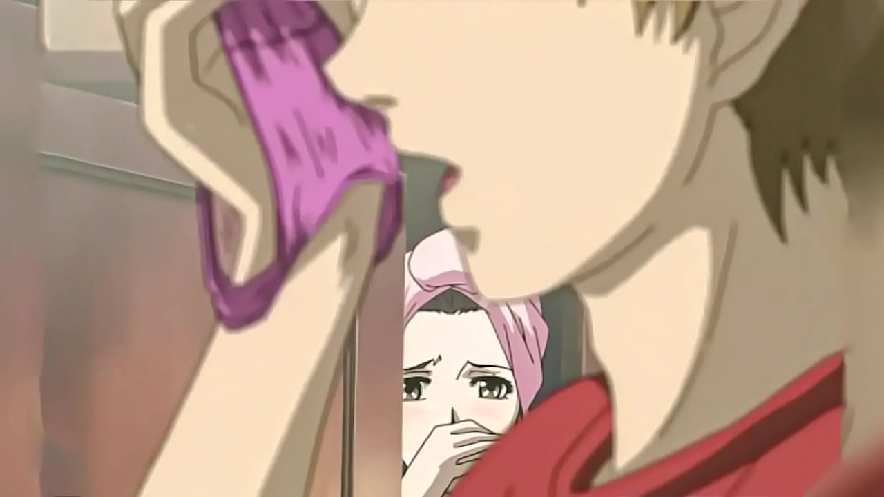Catches her Stepson Masturbating with her Lingerie Hentai Scene – Uncensored